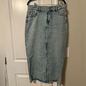 Maurices Blue/ Acid Wash Women's Skirt